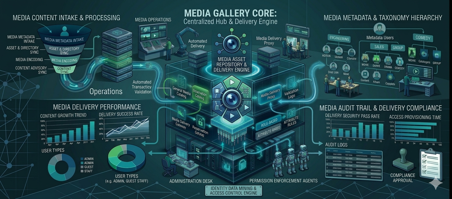 A media gallery built for business