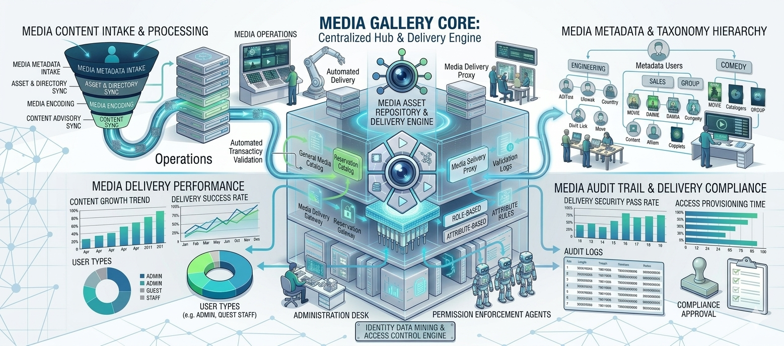 A media gallery built for business
