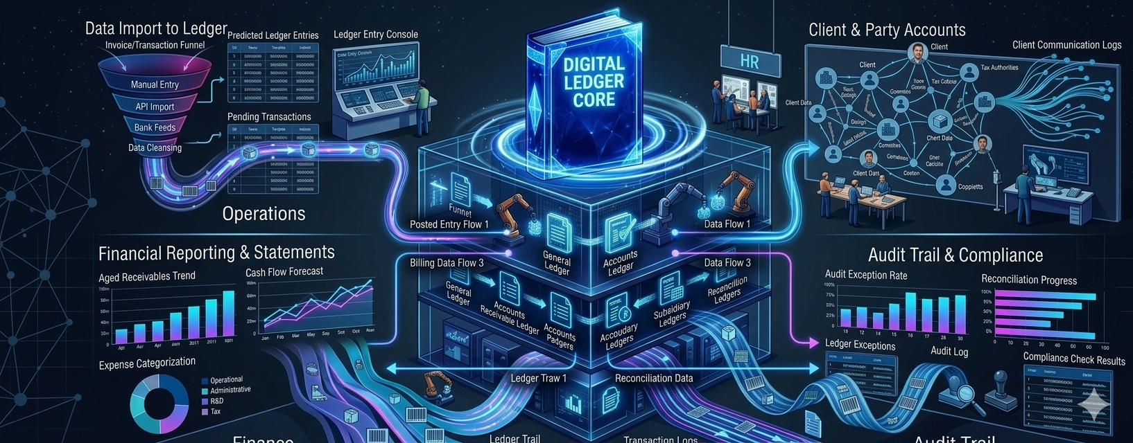 Parties & ledgers at a glance