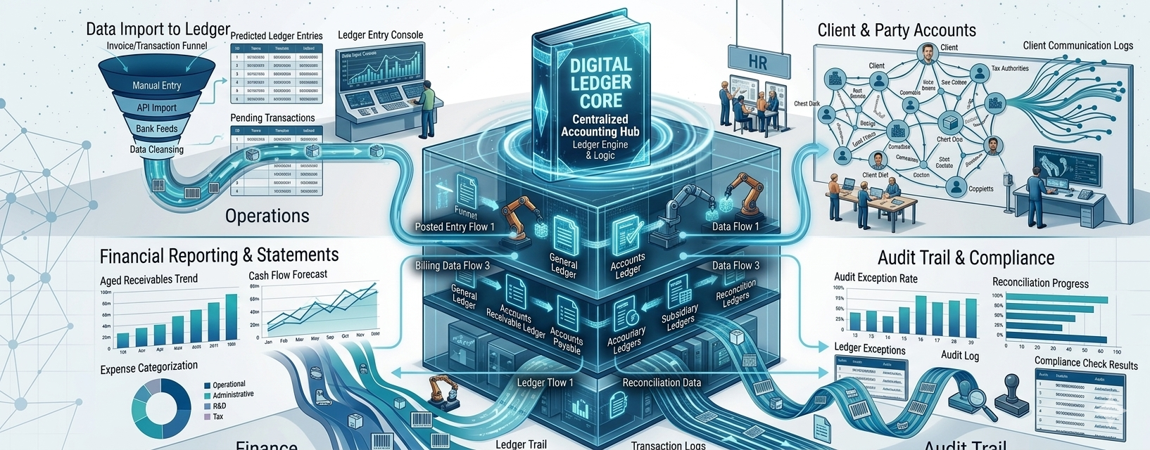 Parties & ledgers at a glance